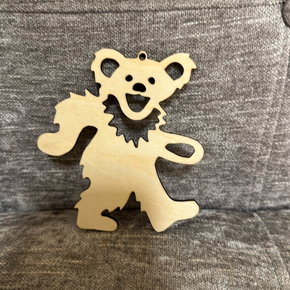 Grateful Dead and Company Laser Cut Dancing Bear Ornament
